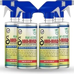 Home-Secure Snake Shield Snake Repellent Spray | Natural Snake Away Spray | Pet Safe, Non-Toxic, Bio Degradable | Snake Repellent For Outdoors Indoors (2000 ML, Pack of 4) image 1