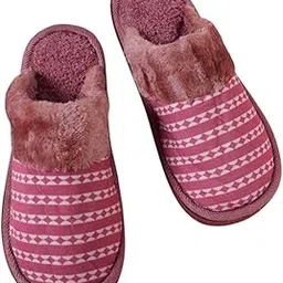 shoemusq Cozy Winter Warm Slippers for Men & Women | Soft Fluffy Furry House Sliders | Non-Slip Plush Indoor & Carpet Footwear | Stylish Comfort Room Slippers for Boys & Girls (1 Pair, Size- 4 to 10)-picture-13