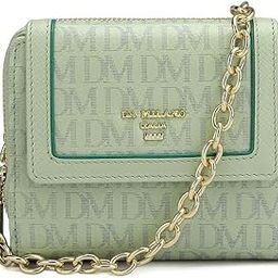 da milano Genuine Leather Green Women Sling Wallet (10230A)-picture-16