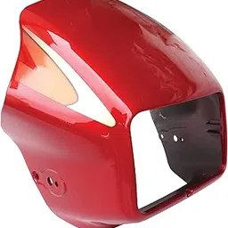NIKAVI N504C Head Light Mask Compatible Compatible for Hero Splendor Plus New Model A/W Red-picture-29
