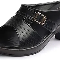 xe looks Classic Comfortable Casual Wedge Heel Slippers For Women (3 Inches heel)-picture-34