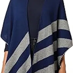 zamour Women's Open Front Comfy Knitted Patterned Kimono Shrug for Cozy Layering-picture-56