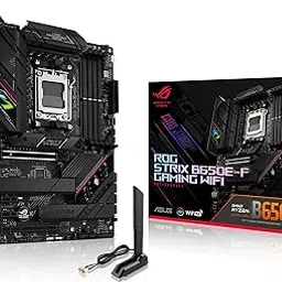 ASUS ROG Strix B650E-F Gaming WiFi AMD Ryzen AM5 ATX Motherboard, 12 + 2 Power Stages, DDR5, Three M.2 Slots, PCIe® 5.0, WiFi 6E, 2.5G LAN, USB 3.2 Gen 2x2 Type-C® Port, and Aura Sync RGB-image-79