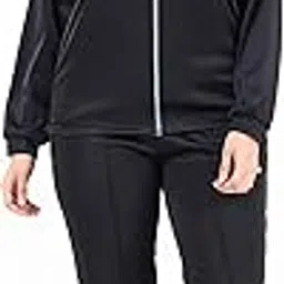 Women's Polyester Athletic Gym Running Sports Track Suit | Women's Yoga Track Suit Pants, Joggers, Gym, Active Lower Wear ll (2 Piece Set)-image-3