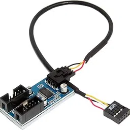 9 Pin USB Header Interface USB Cable Port Adapter for Computer Motherboard 1 to 2 Cable| Computer Cables & Connectors |1 Piece Extension Splitter Cable-picture-36