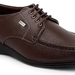 nobility Faux Leather Black Formal Lace Up Shoes for Men || Comfortable Walking || Classic Design || Breathable || Slip Resistant |-picture-28