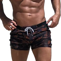 taddlee Men Swimwear Swimsuits Swim Boxer Bikini Surfing Board Trunk Camo Shorts-picture-30