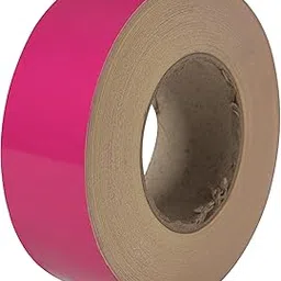 Laps of Luxury ® 50.8 mm (2 Inch) wide PINK colout Reflective Radium Tape 7.31 m (24 Ft)-picture-10