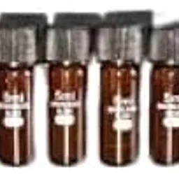 Amber Culture Tubes Borosilicate 3.3 Glass 5ml.Flat Bottom with Airtight Plastic Cap, Pack of 10-picture-18