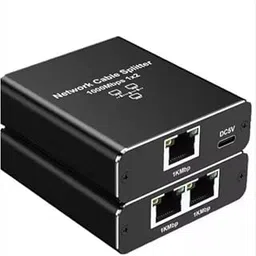 RyzCare Splitter 1 in 2 Out High Speed 1000Mbps LAN/Internet Cable 1x2 Gigabit RJ45/Network CAT 5/6/7/8 1 to 2 USB Power Cable-image-54