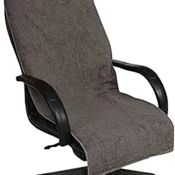 VIP BAGDA Cotton Office Chair Towel 550 GSM (Gray, Chair Towel)-picture-59