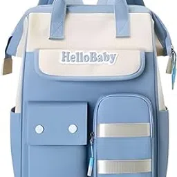 BABY STATION Waterproof Diaper Backpack, Stylish Mother Bag with Large Capacity, Multiple Storage Pockets for Baby Care-picture-36