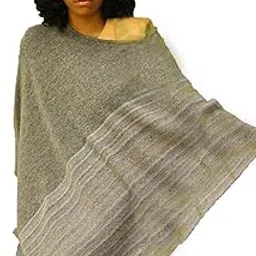 khaleej Women Grey Heron Poncho (Shades of Grey_Free Size)-picture-24