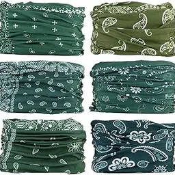 mobest MOXBEST Neck Gaiter Face Bandana Mask Scarf Magic Headwear Multifunctional Sport Tube Headband Headwrap for Men and Women-picture-28