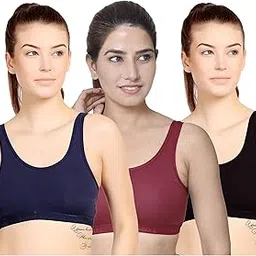 stogbull Sports Bra Combo Pack for Gym Yoga Exercise Running Workout Regular Daily use-picture-42