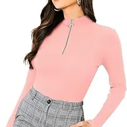 illi london Women's Slim FIT Tops & T-Shirt-picture-17
