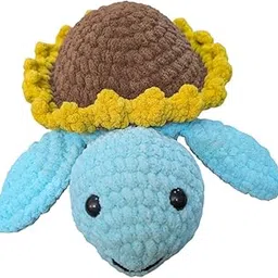 Handmade Crocheted Sunflower Turtle-picture-20