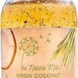 The Nature Mill Virgin Coconut Oil Pull Mouthwash Peppermint Clove. Natural pulling oil for teeth and gums (Mini, 100Ml)-picture-25