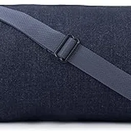 StreetDenim Gym Duffle Sports Bag for Men and Women (Blue) Denim Fabric with Two Extra Pockets-picture-48