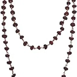 Small Rudraksha Poou Bet malai - Neck Wearing for Adults - Traditional Rudraksha Mala - 108 Beads with Copper Binding for Adult wear-picture-19