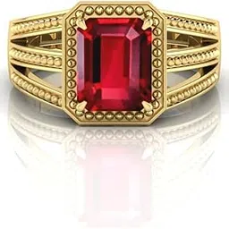 5.25 Ratti Ruby (Manik) Original Stone Adjustable Ring For Men And Women With Lab Certified A1-picture-54