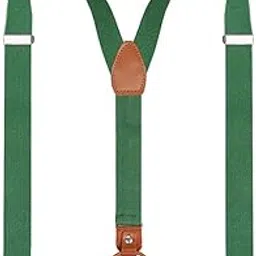 fizzoqi 2.5cm Y Shape Jeans Hook Suspenders with 4 Clips Adjustable Buckle Straps for Adults-picture-35