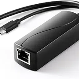 Gigabit Type C PoE Splitter 5V 2.4A Output, IEEE 802.3af Standard 10, 100, 1000Mbps for Type C Charging Cable RJ45 Port Power Over Ethernet Type C Splitter Adapter (TYPEC0502G Black)-picture-45