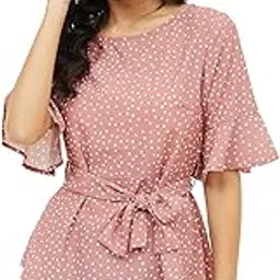 harpa Women's Polka Dots Regular Blouse-picture-31