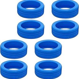calandis CALANDIS™ 8 Pieces Silicone Luggage Wheel Covers Soft for Most Suitcase Travel Outdoor Blue | Luggage-picture-25