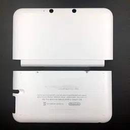 New Replacement Front Back Faceplate Plates Upper & Back Battery Housing Shell Case Cover for 3DS XL / 3DS LL Game Console - White-image-79