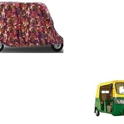 Auto Oprema Premium Water Repellent Auto Rickshaw Cover Compatible for All Type Auto Rickshaw, Battery Rickshaw with Tripple Stitched, Elastic, Belt & Buckle(015-picture-25