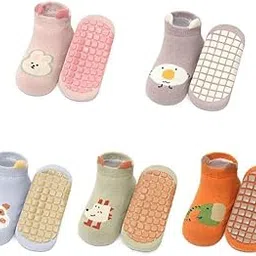 tony stark Baby Socks Set, Antislip Socks for New Born Baby 0-3 Years, Non Slip Grip Ankle Socks with Non Skid Soles for Infants Baby Shower Gifts - Random colors-picture-41