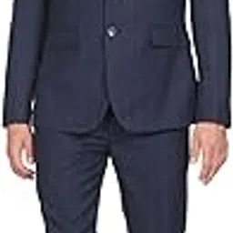 arrow Men's Polyester Blend Checkered Formal Business Suit Pants Set-picture-33