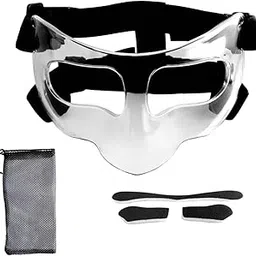 enakshi (label) Enakshi® Nose Guard for Broken Nose, Basketball Face Mask for Basketball Soccer Teens Clear Black|Sporting Goods | Team Sports | Basketball | Clothing, Shoes & Accessories | Protective Gear-picture-35