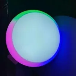 NORTIXON 15W Rainbow LED Colour Changing Mood Light, RGB Multi-Colour Effects, Round Shape, White Base/Plastic-picture-24