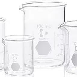 Kimble 14000-400 Glass Low Form Griffin Beaker with Double Capacity Scale, 50-325mL Graduation Interval, 400mL Capacity, 25mL Graduation (Pack of 12)-picture-29
