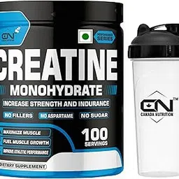 Canada Nutrition Creatine Monohydrate, Strength, Reduce Fatigue, 100% Pure Creatine, Lean Muscle Building, Supports Muscle Growth, Athletic Performance, Recovery [100 Servings, Orange] Free Shaker-picture-24