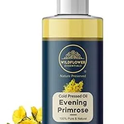 Wildflower Essentials Evening Primrose (Oenothera biennis) Oil Cold Pressed Carrier Oil For Face, Hair, Skin, Body, Nails (100 ML)-picture-23