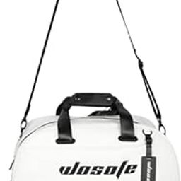 calandis Gym Bag with Shoe Compartment Zipper Closure Crossbody Bag Golf Clothing Bag White | Gym Bags-picture-25