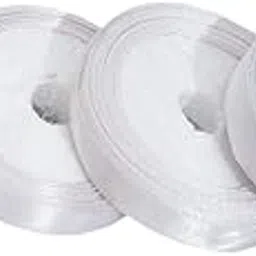 NOZOMI White Color Satin Ribbon 1/2 inch (Aprox. 10 Meters) Set of 4 Rolls for Gift Wrapping, Art & Craft, Birthday, Dresses, Anniversary, Scrap Booking, Decorations, Invitation Card, Project Work-picture-24
