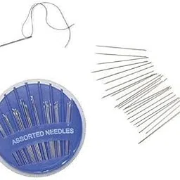 GIRLYZ Attire Metal Sewing Needles (silai sui) Household Set of 24 Assorted Needles for Sewing & Embroidery (1 Box of 24 Needles)-image-79