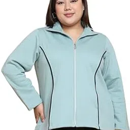 therebelinme Women Plus Size Light Green Casual Striped Bomber Jacket-picture-58