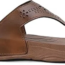 Cozy Wear Women Flats (Tan, 6) | Flats for Women | Rubber-picture-13