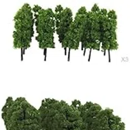 Merishopp 120pc 1:100 Sacle Railroad Tree Model for Train Railway Park Street Layout|Toys & Hobbies | Model Railroads & Trains | HO Scale | Parts & Accessories-image-75