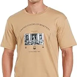 united colors of benetton Men's Solid Regular Fit T-Shirt-picture-11