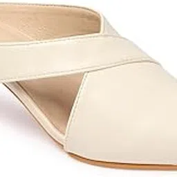 carlton london Women Stylish and Elegant Mule Shoes for Office and Casual Use-picture-25