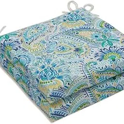 Pillow Perfect Outdoor | Indoor Gilford Baltic Squared Corners Seat Cushion 20x20x, 20 in. L X 20 in. W X 3 in. D, 2 Piece-picture-51
