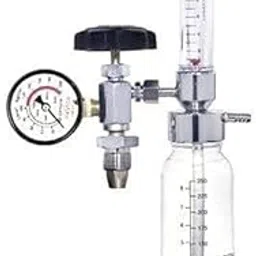 MDSS™ Oxygen Flow Meter with Fine Adjustment Valve & Humidifier Bottle | Accurate Rotameter Regulator for Oxygen Concentrator, Cylinder & Medical Use-picture-17