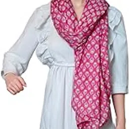 Digital Printed Pure Cotton Yarn Dupatta, Traditional Indian Wear for Women & Girls/Bright and Fast Colours/Summer Speical/No Colour Bleed or Fading-image-73