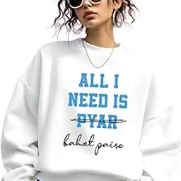 enitor Front Printed Sweatshirt for The Womens(LoosefitBest Fitting-picture-44